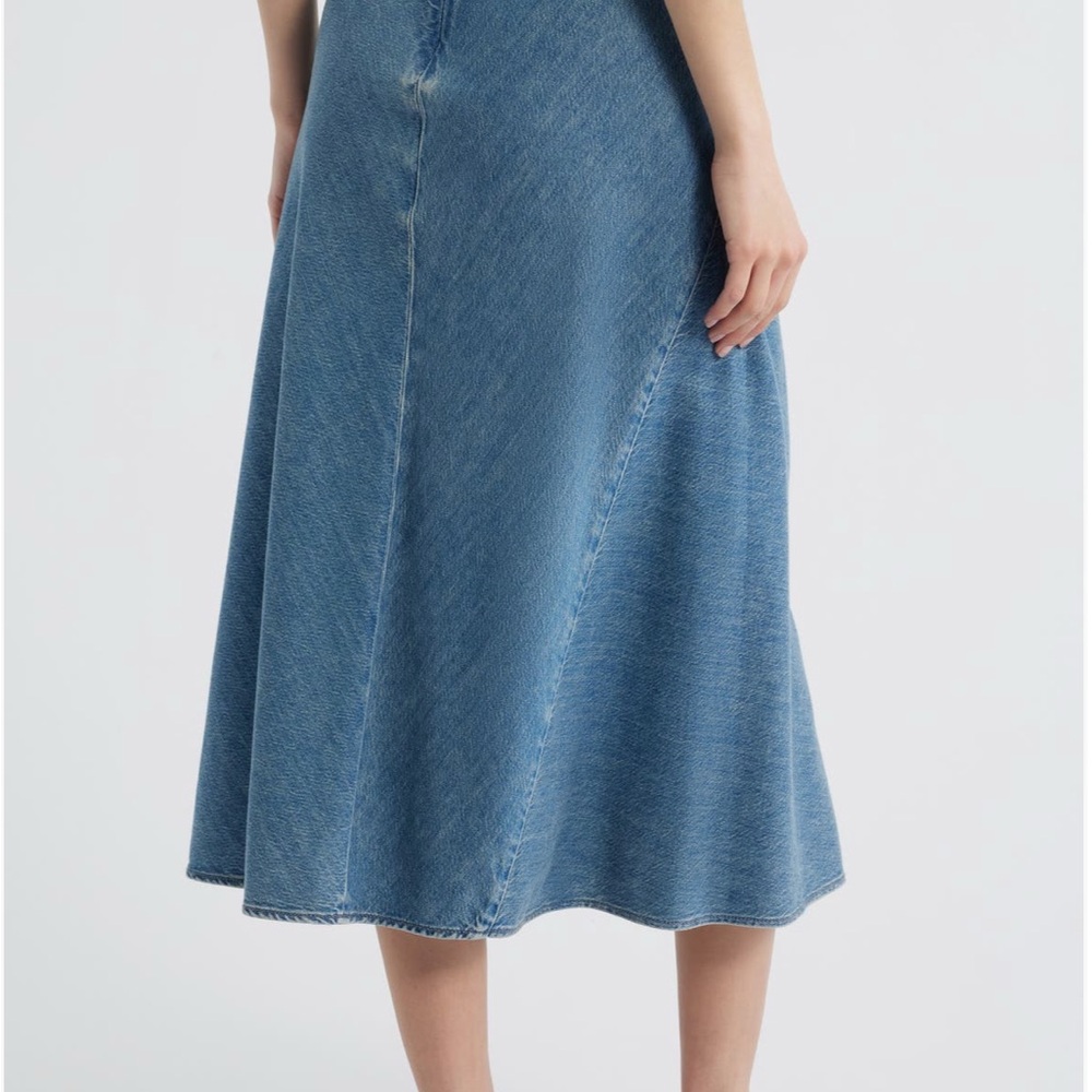 rag & bone Asymmetrical Denim Skirt - Blue - Picture 2 of 12